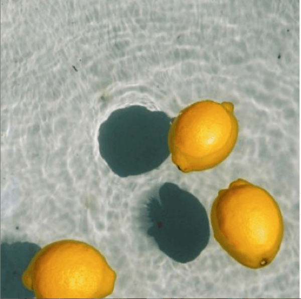 Des Citrons dans de l'eau pour la décoloration des poils